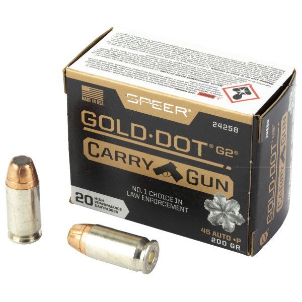 Speer Gold Dot Carry Gun .45auto +p 200gr 20ct