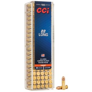 CCI .22 Long Copper Round Nose 100CT