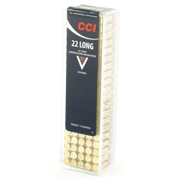 CCI .22 Long Copper Round Nose 100CT - Image 2