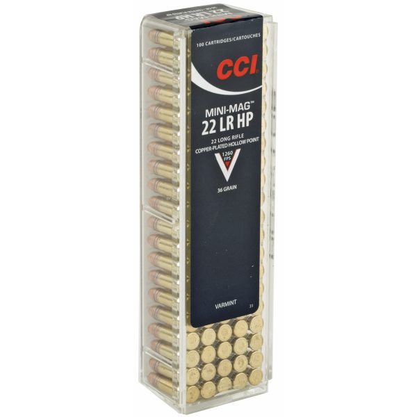 CCI Mini Mag .22lr Hp Plstc 100CT - Image 3
