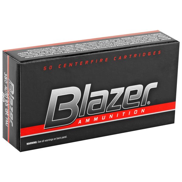 Blazer Aluminum Case .380 ACP FMJ 50ct - Image 2