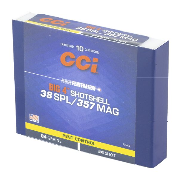 CCI .38-357 #4 Aluminum Shotshell 10ct - Image 3
