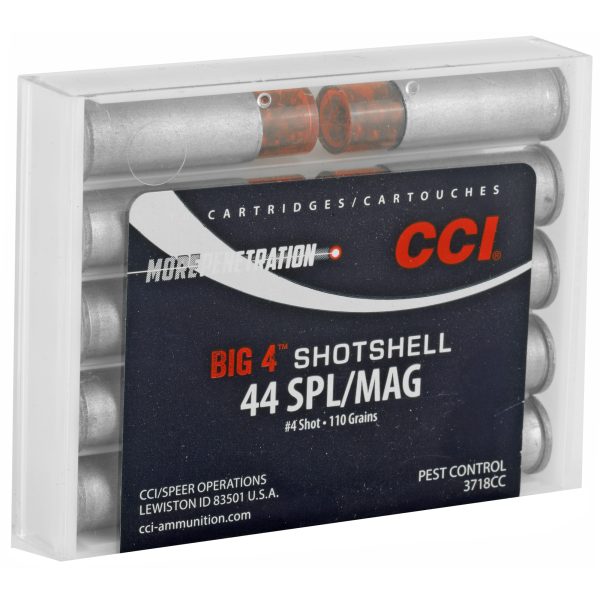 CCI .44spl-mag #4 Aluminum Shotshell 10ct - Image 3