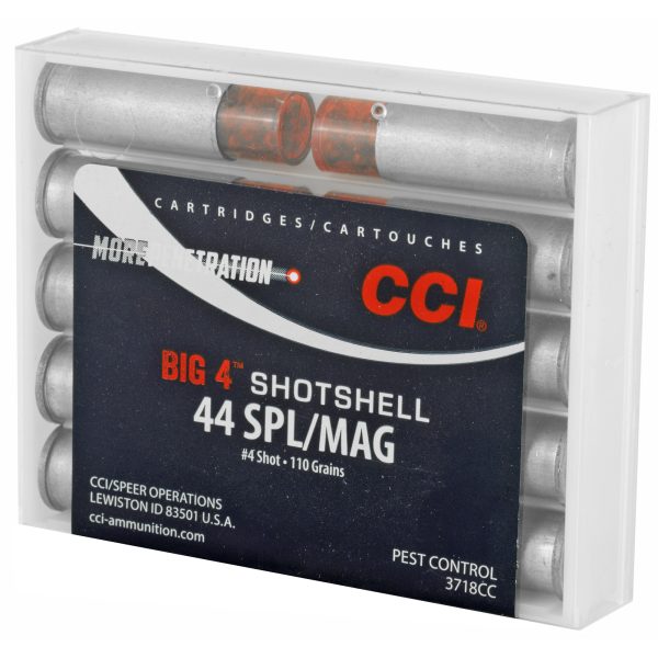 CCI .44spl-mag #4 Aluminum Shotshell 10ct - Image 4