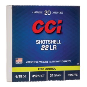 CCI P22ss .22lr Shotshell 20CT