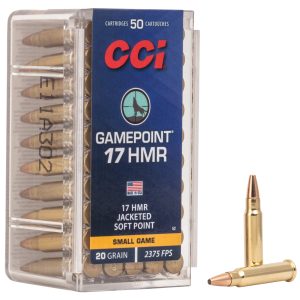 CCI .17hmr 20gr Game Point 50CT