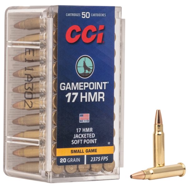 CCI .17hmr 20gr Game Point 50CT