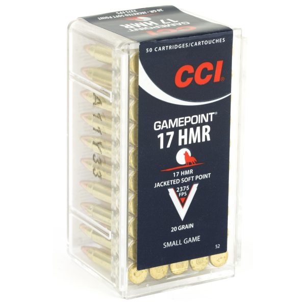 CCI .17hmr 20gr Game Point 50CT - Image 3