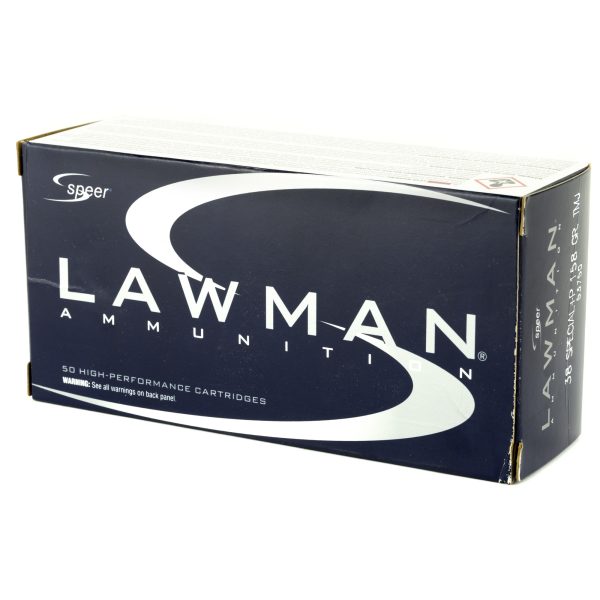 Speer Lawman .38spl+p 158gr Tmj 50ct - Image 4