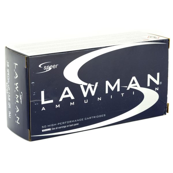 Speer Lawman .38spl+p 158gr Tmj 50ct - Image 2