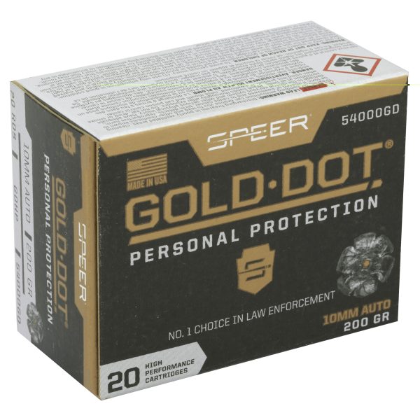 Speer Gold Dot 10mm 200gr Hp 20ct - Image 4