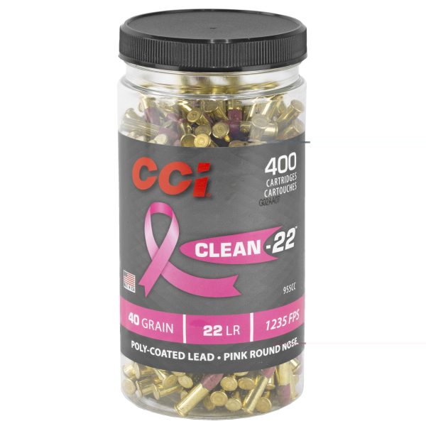 CCI Clean-22 Pink Hv .22lr 40gr Btl 400ct - Image 3