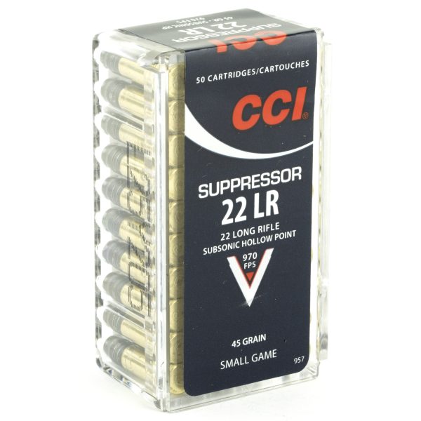 CCI .22lr Suppressor 45gr Hp 50CT - Image 4