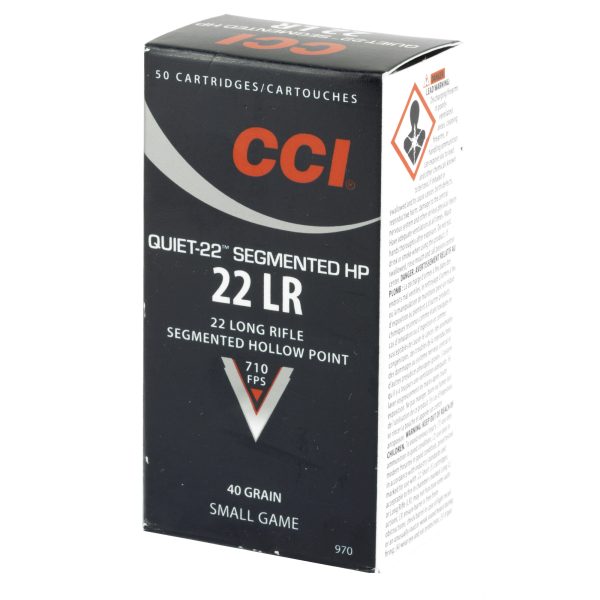CCI Quiet Segmented .22lr 40gr Hp 50CT - Image 3