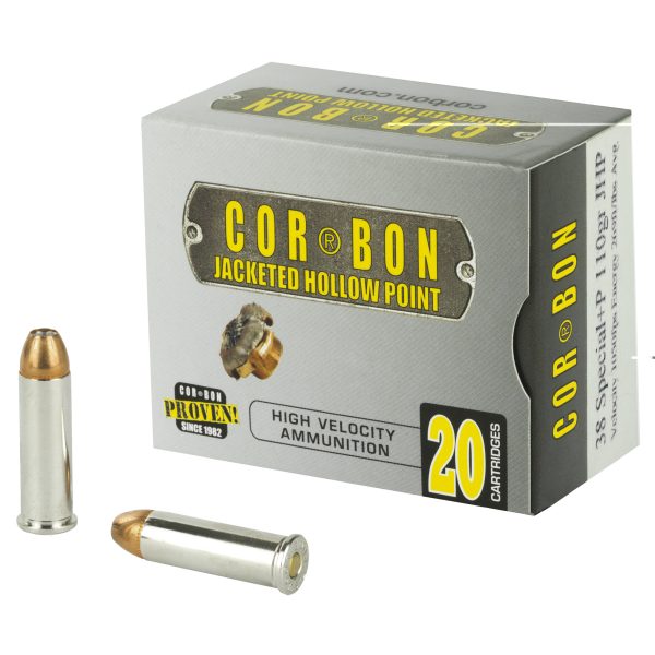 Corbon .38spl+p 110gr Jhp 20ct