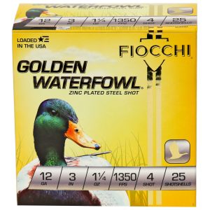 Fiocchi 12ga #4 Golden 25ct