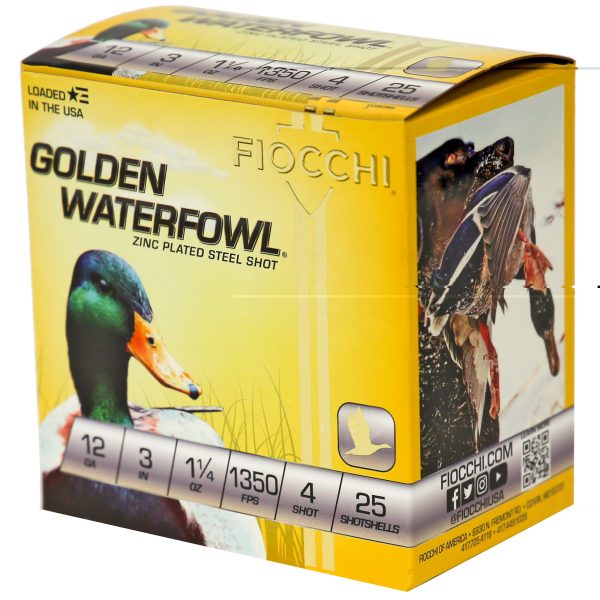 Fiocchi 12ga #4 Golden 25ct - Image 2