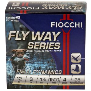 Fiocchi 12ga #4 Flyway Steel 25ct