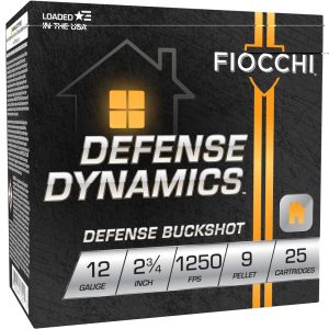 Fiocchi Home Defense Buck 12ga #1 25ct
