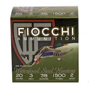 Fiocchi 20ga #2 Flyway Steel 25ct