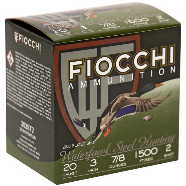 Fiocchi 20ga #2 Flyway Steel 25ct - Image 3