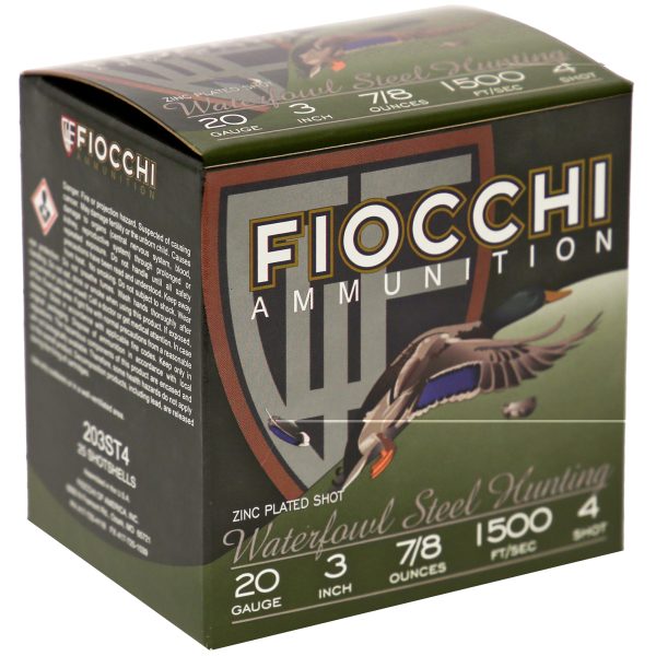 Fiocchi 20ga #4 Flyway Steel 25ct - Image 3