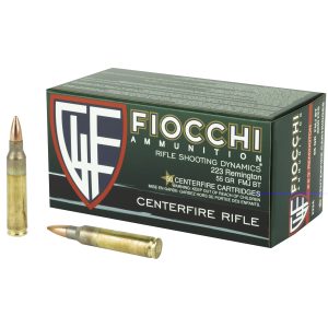 Fiocchi .223rem 55gr Fmjbt 50ct