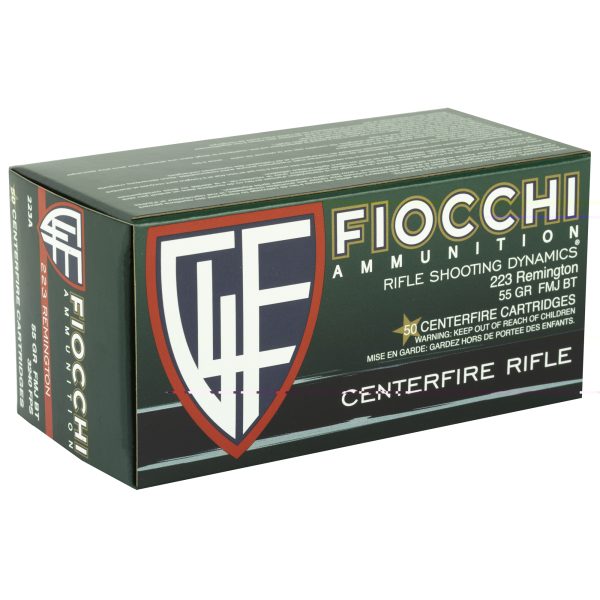 Fiocchi .223rem 55gr Fmjbt 50ct - Image 2