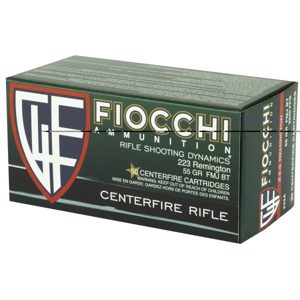 Fiocchi .223rem 55gr Fmjbt 50ct - Image 4