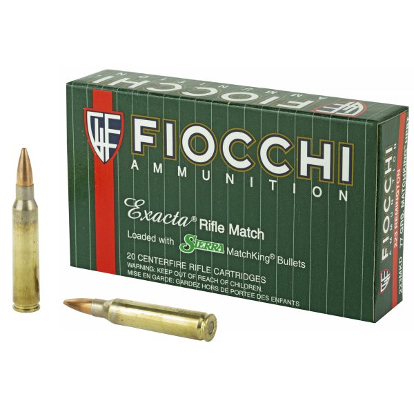 Fiocchi .223rem 77gr Hpbt Mk 20ct