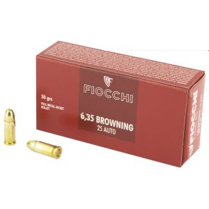 Fiocchi .25acp 50gr Fmj 50ct