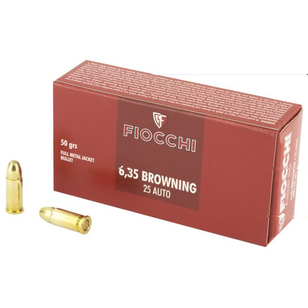 Fiocchi .25acp 50gr Fmj 50ct
