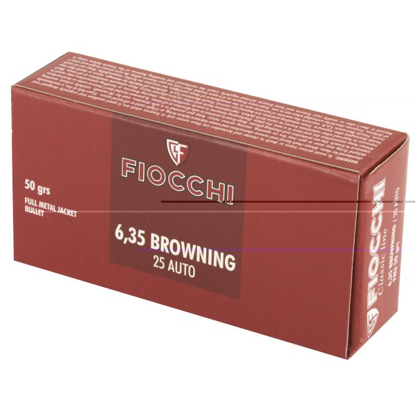 Fiocchi .25acp 50gr Fmj 50ct - Image 2