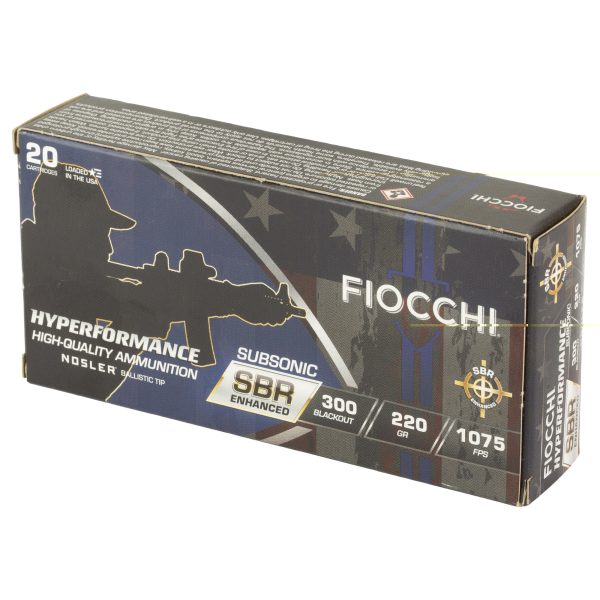 Fiocchi Hyperformance SBR .300blk 220gr 20ct - Image 2