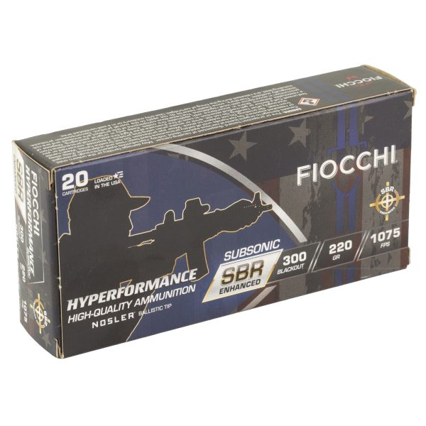 Fiocchi Hyperformance SBR .300blk 220gr 20ct - Image 3