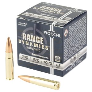 Fiocchi Range Dynamics .300blk 220gr 25ct
