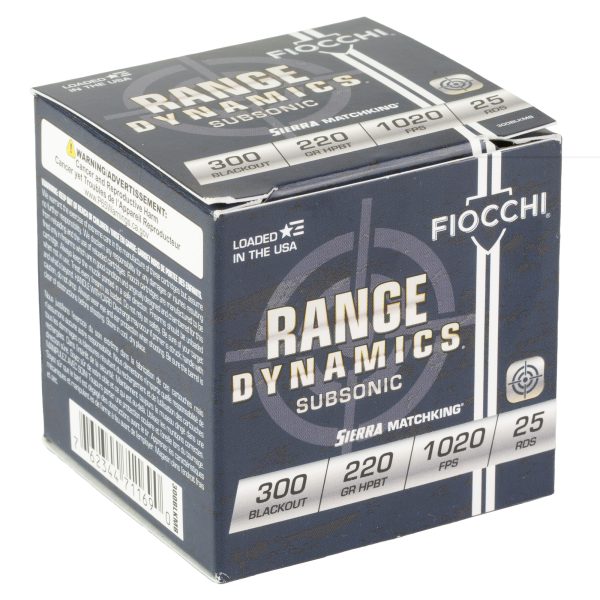 Fiocchi Range Dynamics .300blk 220gr 25ct - Image 3