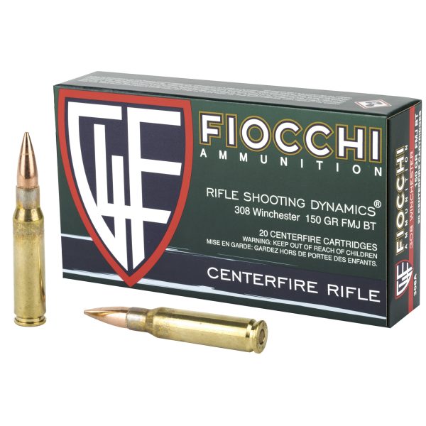 Fiocchi .308win 150gr Fmjbt 20ct