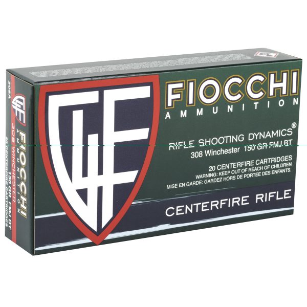 Fiocchi .308win 150gr Fmjbt 20ct - Image 2