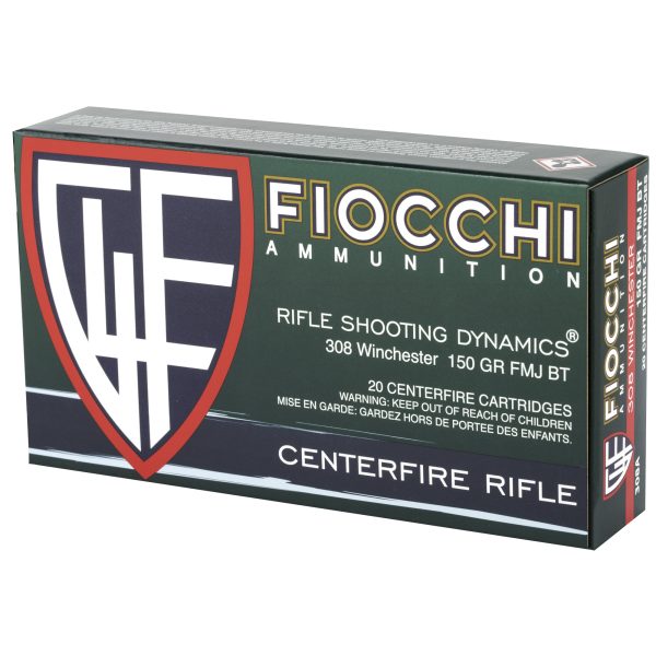 Fiocchi .308win 150gr Fmjbt 20ct - Image 4