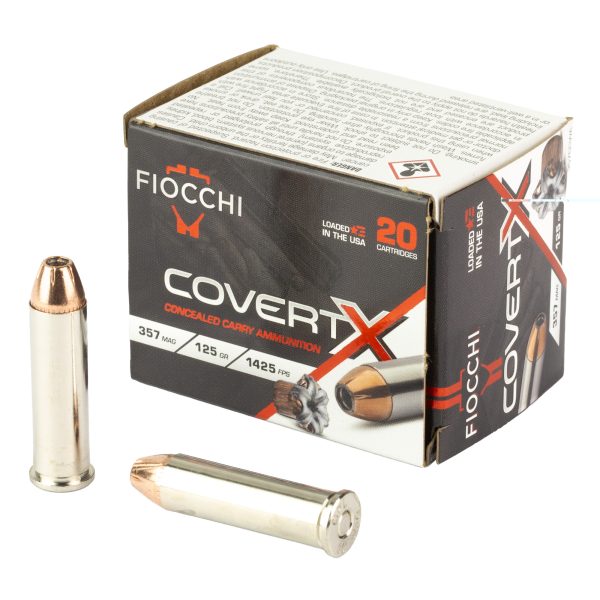 Fiocchi Covert X .357mag 125gr 20ct