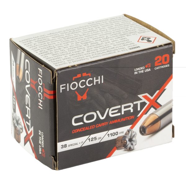 Fiocchi Covert X .38spl+p 125gr 20ct - Image 3