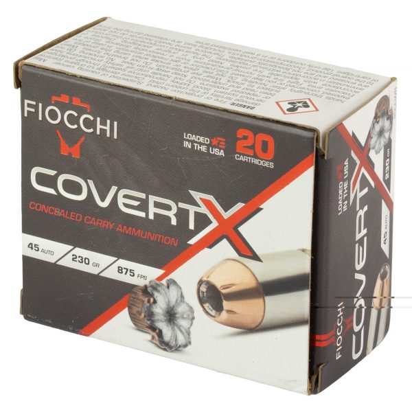 Fiocchi Covert X .45acp 230gr 20ct - Image 3