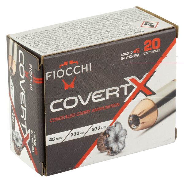 Fiocchi Covert X .45acp 230gr 20ct - Image 4