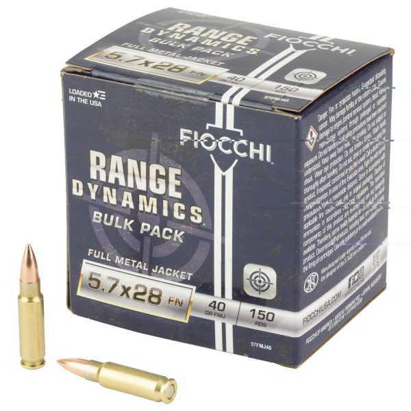 Fiocchi Range Dynamics 5.7x28mm 40gr FMJ 150ct