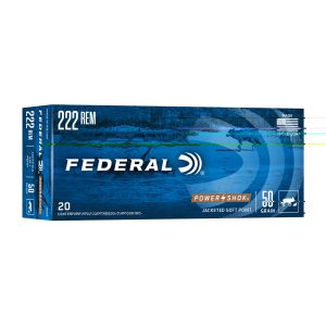 Federal Powershok .222rem 50gr Sp 20ct