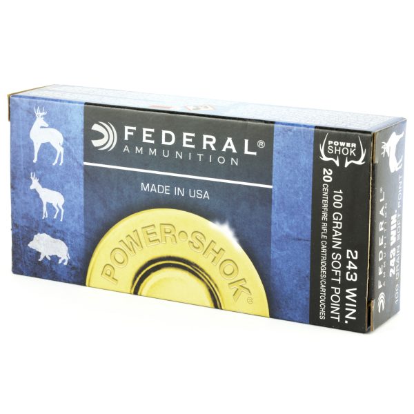Federal PowerShok .243win 100gr Sp 20ct - Image 2