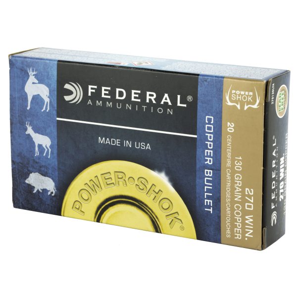 Federal PowerShok .270win 130gr Cpr 20ct - Image 2