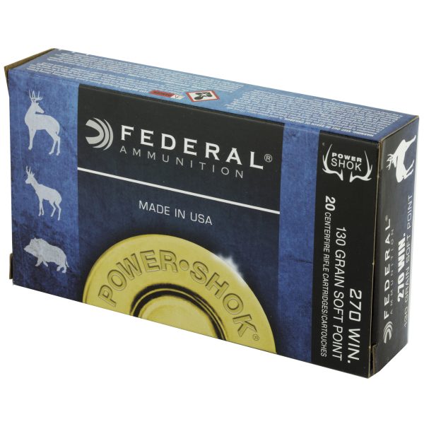 Federal PowerShok .270win 130gr Sp 20ct - Image 4