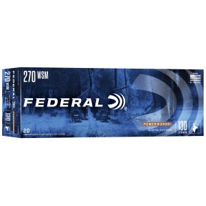 Federal PowerShok .270wsm 130gr Sp 20ct
